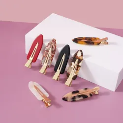 Sister Young LILY klipsy do Włosów do makijażu Red