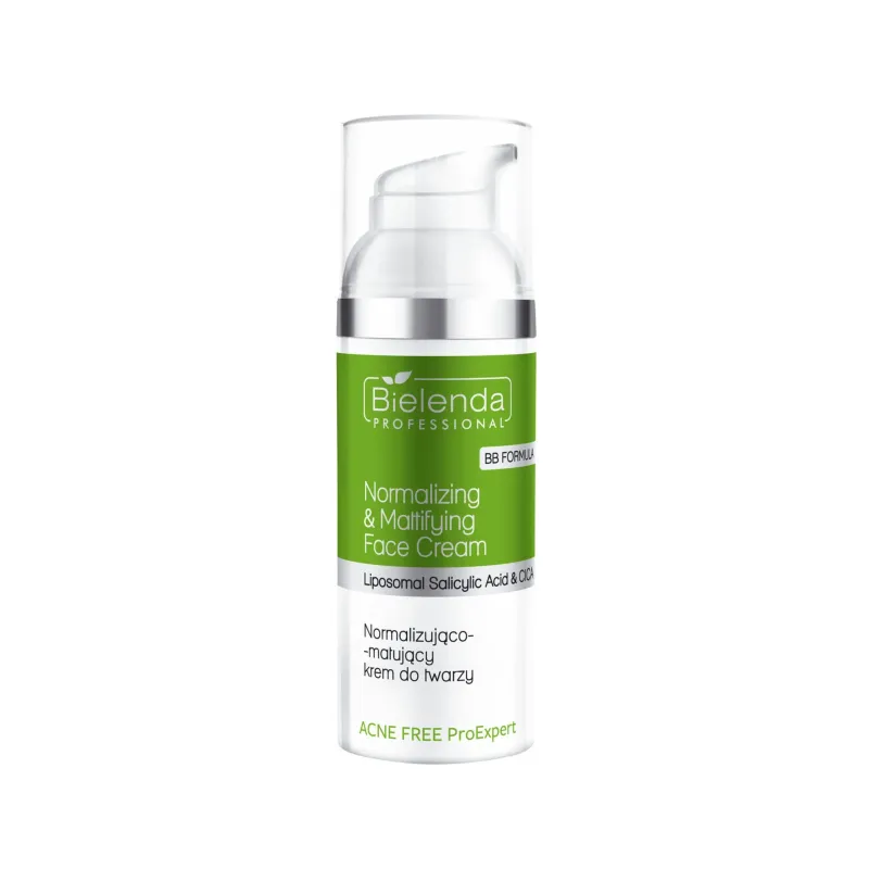 Bielenda Professional Acne Free Proexpert normalizująco-matujący krem do twarzy 50ml