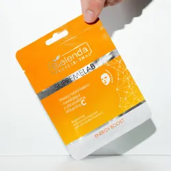 Bielenda Professional ENERGY BOOST maska rozjaśniająco-nawilżająca z witaminą C (1 płat)