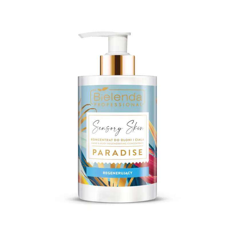 Bielenda Sensory Skin Regenerujący Koncentrat Do Dłoni i Ciała Paradise, 300ml