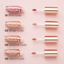 Brushup! By Maxineczka Lip Gloss Błyszczyk Do Ust 03 Caramel nude 3,8G