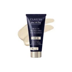 Claresa  CARE ALL DAY Nawilżający podkład z filtrem SPF 50 30ml, 0N Fair Neutral