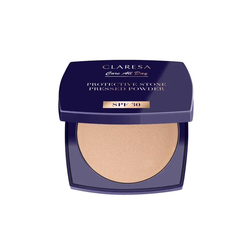 Claresa Care All Day Puder prasowany utrwalający SPF30 10g