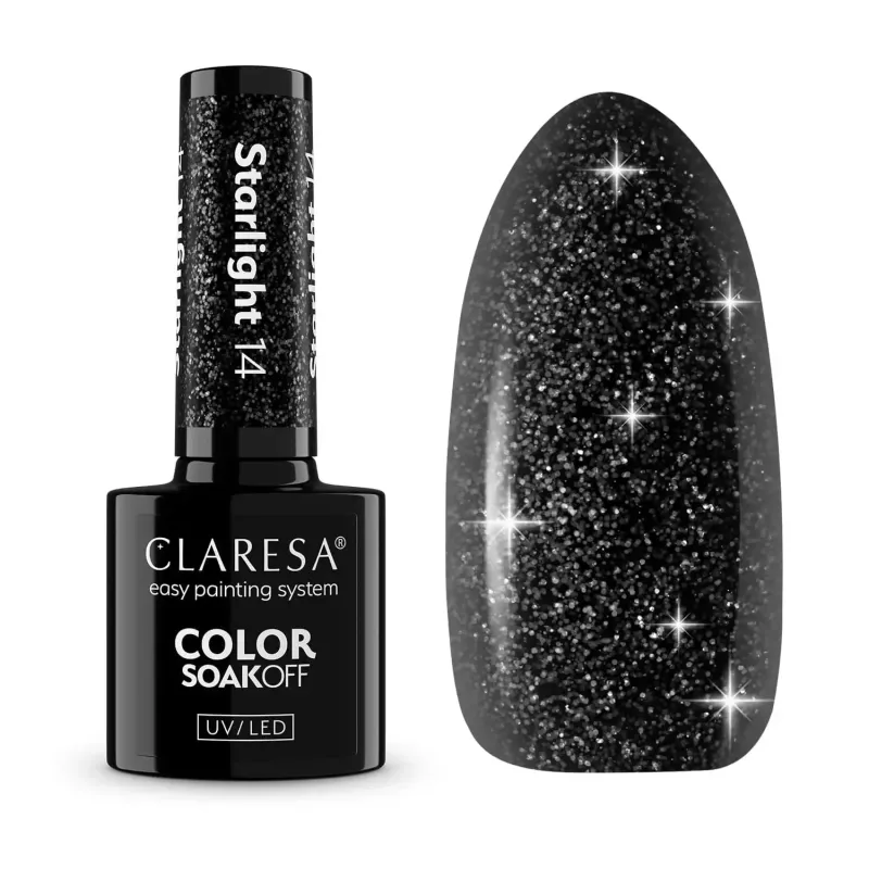 CLARESA Lakier hybrydowy Starlight 14 -5g