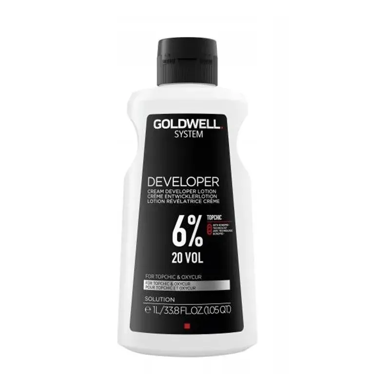 Goldwell Topchic Lotion Developer Woda Utleniona w Kremie 1000ml - 6%