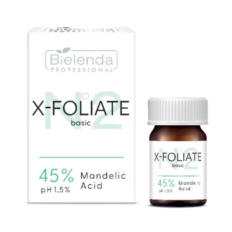 Bielenda Professional X-Foliate Basic kwas Migdałowy 45% 5ml