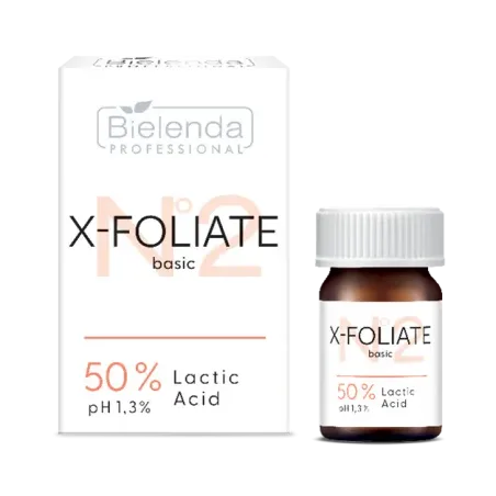 Bielenda Professional X-Foliate Basic kwas Mlekowy 50% 5ml