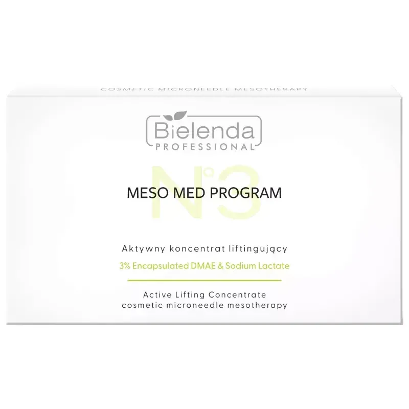 Bielenda Professional Aktywny koncentrat liftingujący z 3% DMAE 10x3m