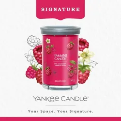 Yankee Candle Tumbler Świeca w Dużym Słoiku z Dwoma Knotami Red Raspberry 567g