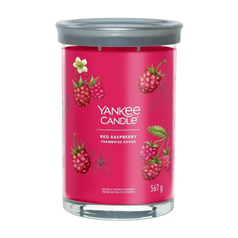 Yankee Candle Tumbler Świeca w Dużym Słoiku z Dwoma Knotami Red Raspberry 567g