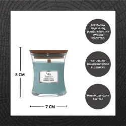 WoodWick Evergreen Cashmere Mała Świeca 85g