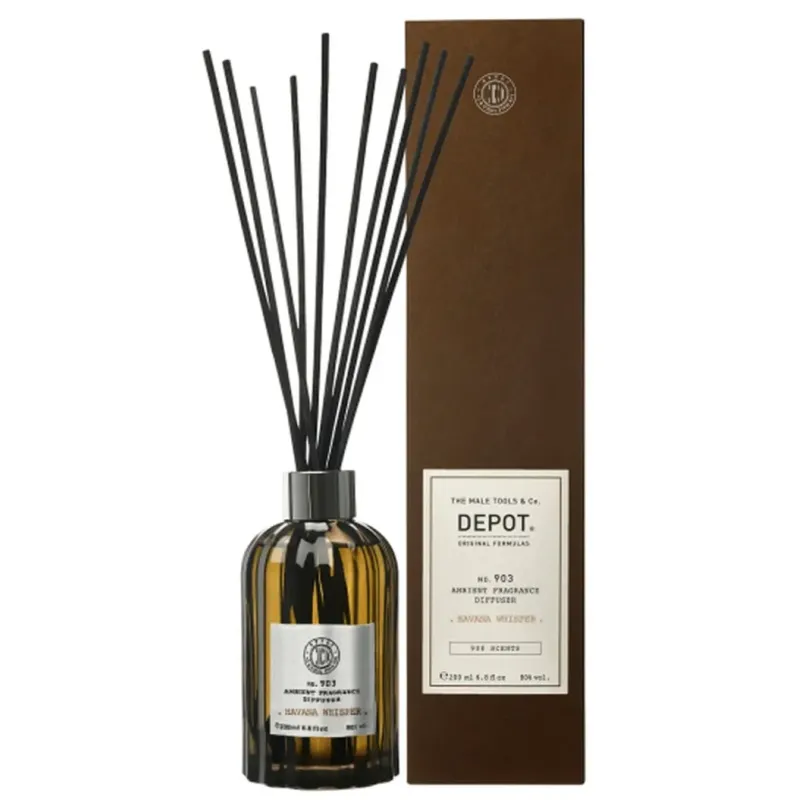 Depot 903 Dyfuzor zapachowy - Havana Whisper zapach cytrusów, drewna i tytoniu 200ml