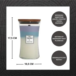 WoodWick Calming Retreat duża świeca trilogy 609,5
