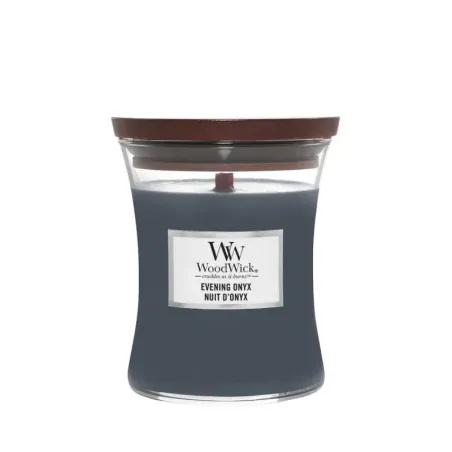WOODWICK Świeca ozdobna średnia EVENING ONYX z Drewnianym Knotem 275g