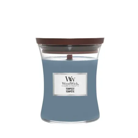 WOODWICK Świeca ozdobna średnia TEMPEST z Drewnianym Knotem 275g