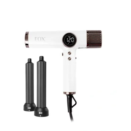 Fox Pearl Profesjonalna Suszarka do Włosów z Jonizacją, Silnik Bezszczotkowy, 1800W + 2 dysze + 2 koncentratory