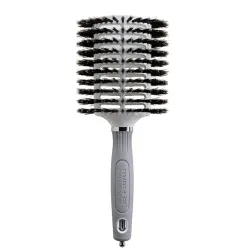 Olivia Garden Ceramic and Ion Turbo Vent Large, okrągła szczotka do włosów ze 100% włosia dzika