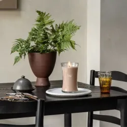 WoodWick Patchouli Crème Duża Świeca Zapachowa z Ozdobnym Knotem Core 609,5g