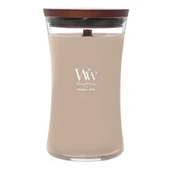 WoodWick Patchouli Crème Duża Świeca Zapachowa z Ozdobnym Knotem Core 609,5g