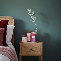 WoodWick Wild Berry & Beets Duża Świeca Zapachowa Ozdobna z Drewnianym Knotem 609,5g