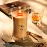 WoodWick Golden Bourbon Duża Świeca Zapachowa z Drewnianym Knotem 609,5g