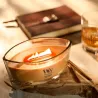 WoodWick Elipsa Golden Bourbon Świeca Zapachowa Ozdobna z Drewnianym Knotem 453,5g