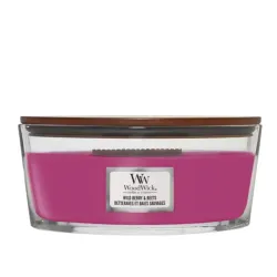 WoodWick Elipsa Wild Berry&Beets Świeca Zapachowa Ozdobna z Drewnianym Knotem 453,5g