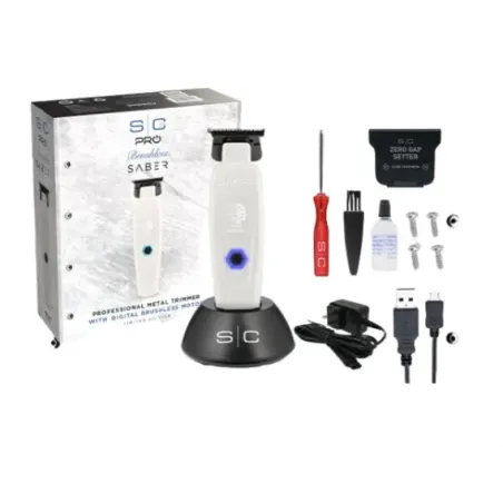 StyleCraft Saber Profesjonalny Trymer - biały