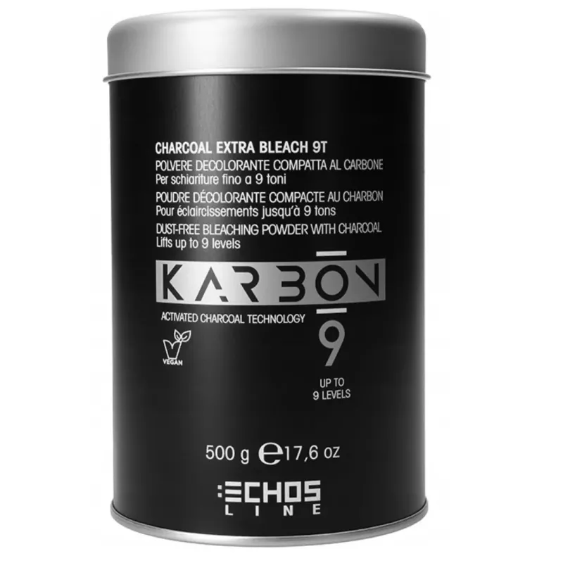 ECHOSLINE KARBON Rozjaśniacz w Proszku z Aktywnym Węglem 500g