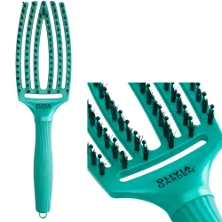 Olivia Garden FingerBrush And Beyond Earth Combo Medium Szczotka do rozczesywania włosów zielona