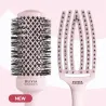 OLIVIA GARDEN FINGERBRUSH Zestaw szczotek do stylizacji Pastel Pink Brush Kit 2 szt.