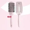 OLIVIA GARDEN FINGERBRUSH Zestaw szczotek do stylizacji Pastel Pink Brush Kit 2 szt.