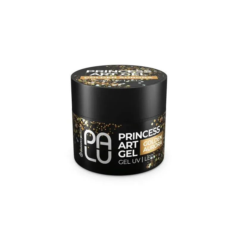Palu Żel do Zdobień Princess Art Gel Golden Aurora 10g
