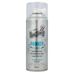 Beardburys Boomer 2 w 1 lakier do włosów super strong 400 ml