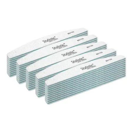 Stylistic Pilnik Do Paznokci Łódka 80/100 - 50 szt