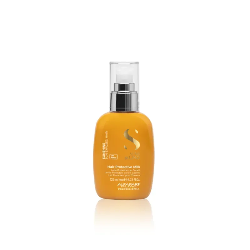 Alfaparf Milano Semi di Lino Sunshine Hair Protective - Nawilżające mleczko do włosów z filtrem UV - 125ml