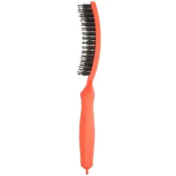 Olivia Garden Finger Brush Combo Szczotka do Rozczesywania Włosów i Masażu, Włosie Dzika, Medium Orange Dream