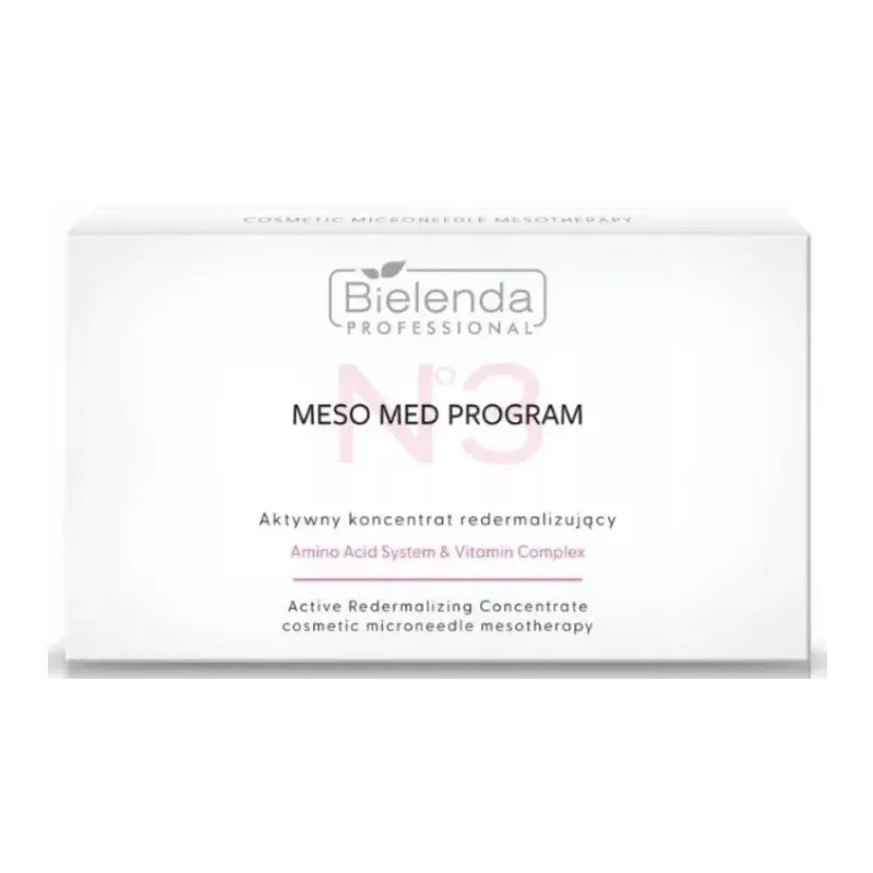 Bielenda Professional MESO MED Aktywny koncentrat z Aminokwasami 10 x 3ml