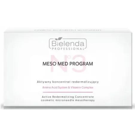 Bielenda Professional MESO MED Aktywny koncentrat z Aminokwasami 10 x 3ml