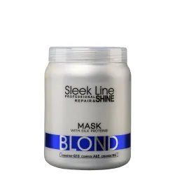 STAPIZ Maska Sleek Line BLOND maska  do włosów blond, siwych i rozjaśnianych  1000 ml