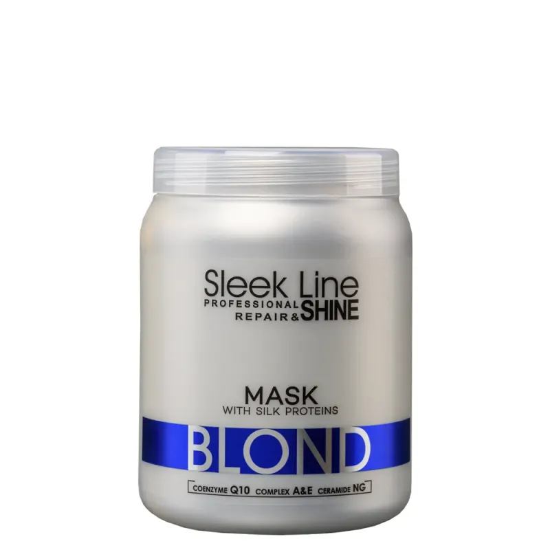STAPIZ Maska Sleek Line BLOND maska  do włosów blond, siwych i rozjaśnianych  1000 ml