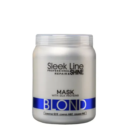 STAPIZ Maska Sleek Line BLOND maska  do włosów blond, siwych i rozjaśnianych  1000 ml