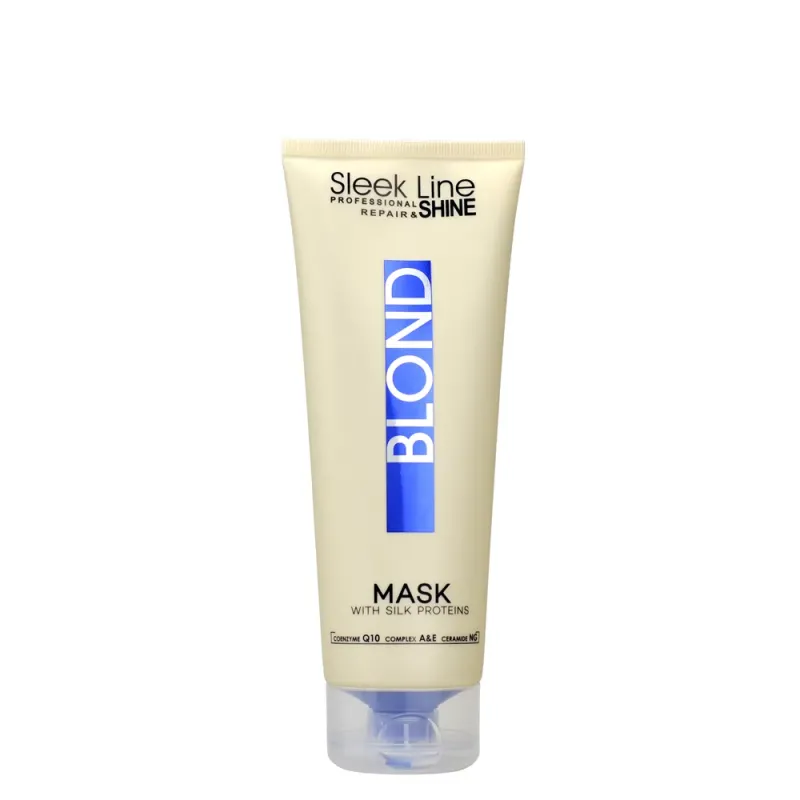 STAPIZ Maska Sleek Line BLOND maska do włosów blond, siwych i rozjaśnianych 250 ml