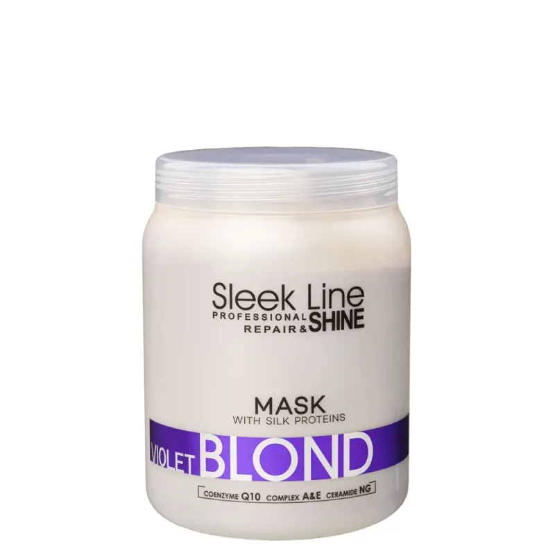STAPIZ Maska Sleek Line VIOLET BLOND - maska neutralizująca do włosów blond 1000 ml