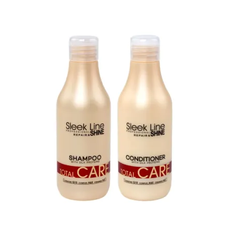 STAPIZ SLEEK TOTAL CARE Zestaw Szampon + Odżywka - 300ml