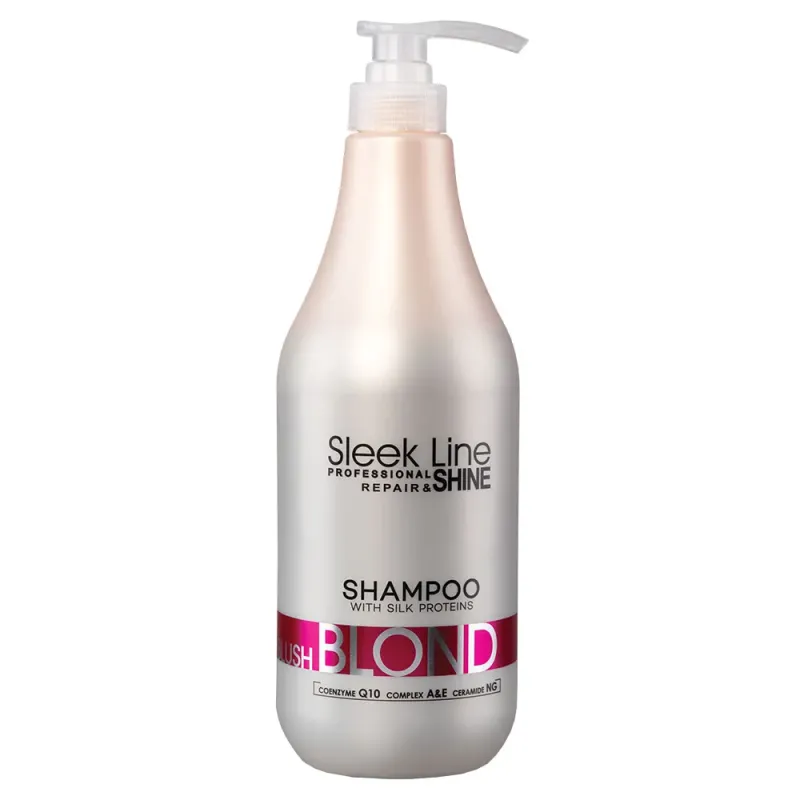STAPIZ Szampon Sleek Line BLUSH BLOND Szampon do włosów blond i miedzianych 1000 ml