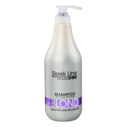 STAPIZ Szampon Sleek Line VIOLET BLOND - Szampon neutralizujący do włosów blond 1000 ml