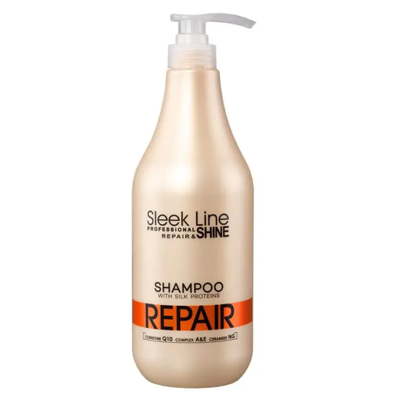STAPIZ Szampon Sleek Line REPAIR - Szampon do włosów zniszczonych 1000 ml
