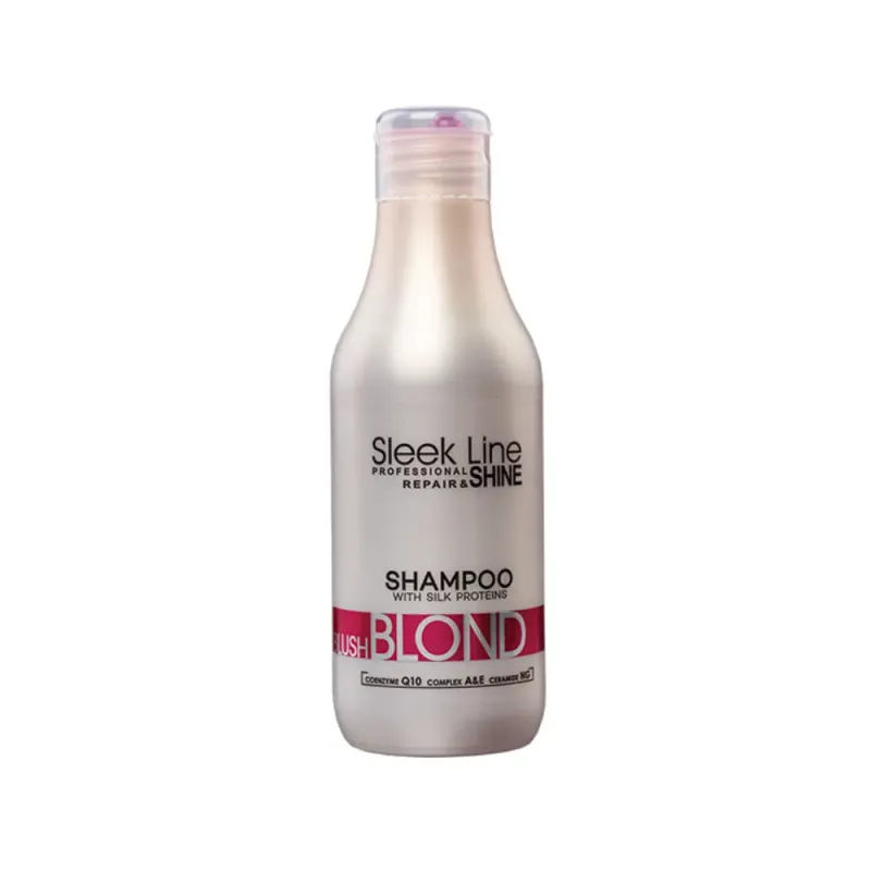 STAPIZ Szampon Sleek Line BLUSH BLOND Szampon do włosów blond i miedzianych 300 ml