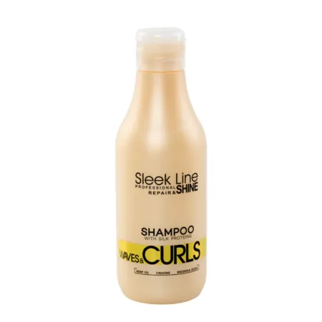 STAPIZ Szamon Sleek Line Waves&Curls - szampon do włosów kręconych 300 ml